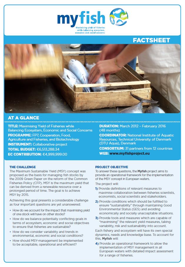 Myfish Factsheet Front